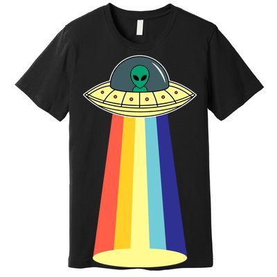 Vintage Alien Tractor Beam Premium T-Shirt