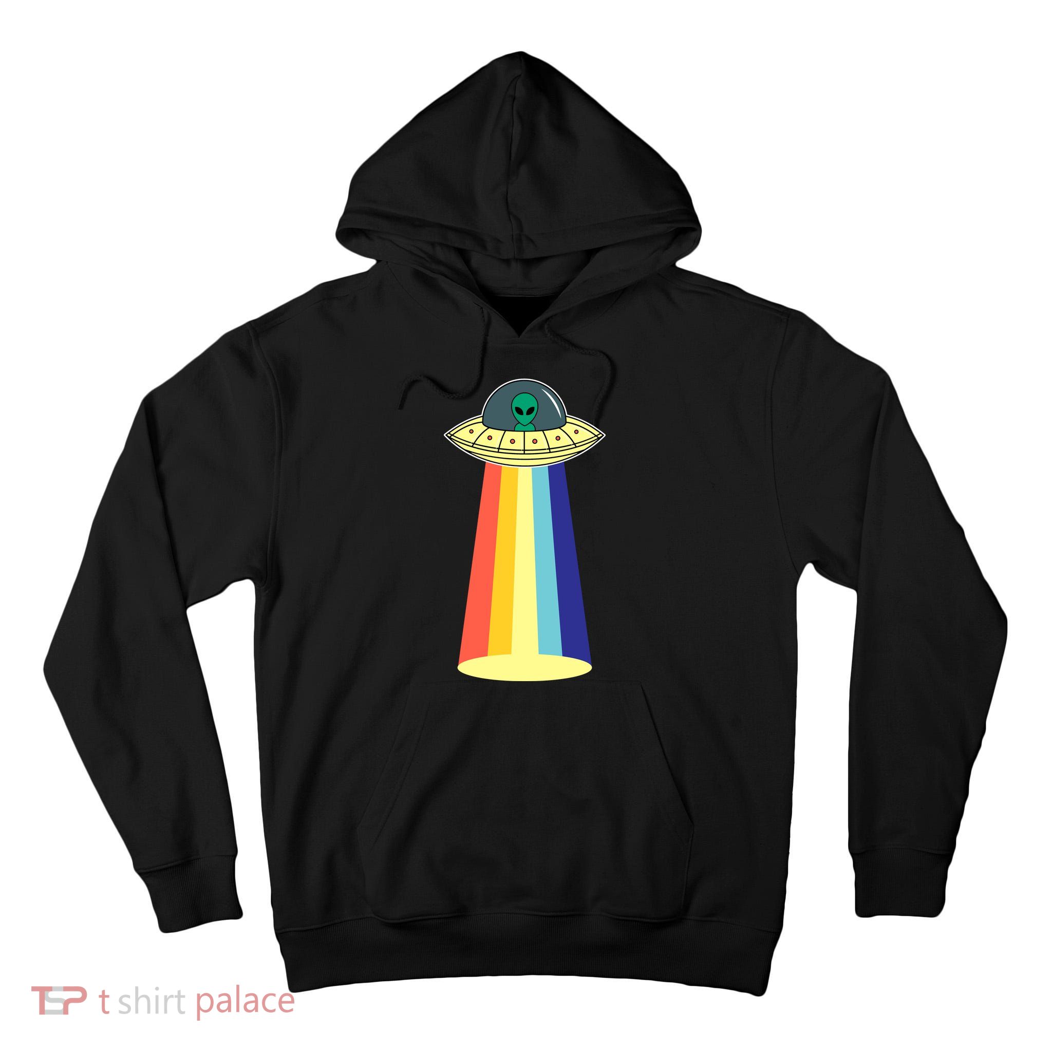 Vintage Alien Tractor Beam Tall Hoodie