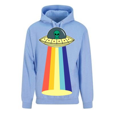 Vintage Alien Tractor Beam Unisex Surf Hoodie