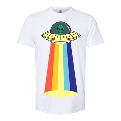 Vintage Alien Tractor Beam Softstyle® CVC T-Shirt