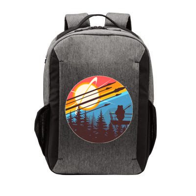 Vintage Alien World Space Battle Vector Backpack