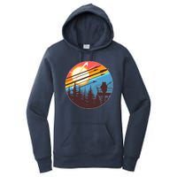 Vintage Alien World Space Battle Women's Pullover Hoodie