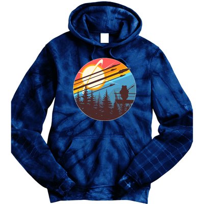 Vintage Alien World Space Battle Tie Dye Hoodie