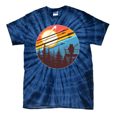 Vintage Alien World Space Battle Tie-Dye T-Shirt