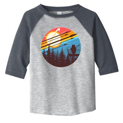 Vintage Alien World Space Battle Toddler Fine Jersey T-Shirt