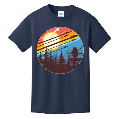 Vintage Alien World Space Battle Kids T-Shirt