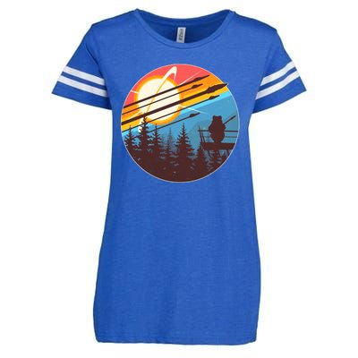 Vintage Alien World Space Battle Enza Ladies Jersey Football T-Shirt