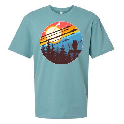 Vintage Alien World Space Battle Sueded Cloud Jersey T-Shirt