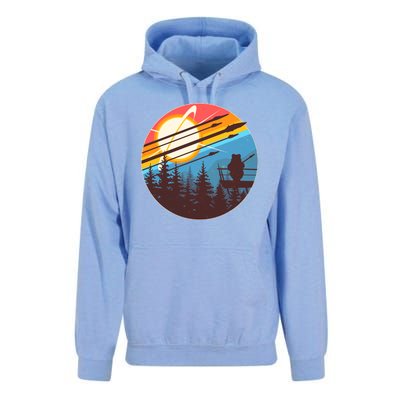 Vintage Alien World Space Battle Unisex Surf Hoodie