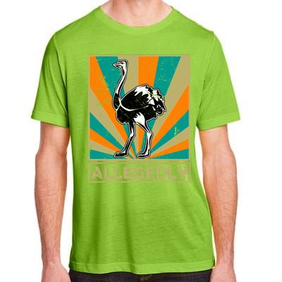 Vintage Allegedly Ostrich Adult ChromaSoft Performance T-Shirt