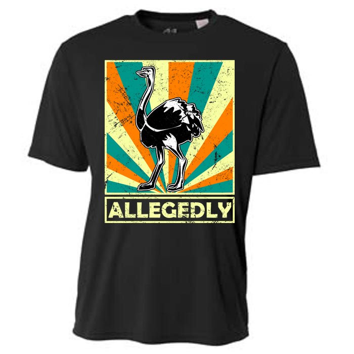 Vintage Allegedly Ostrich Cooling Performance Crew T-Shirt