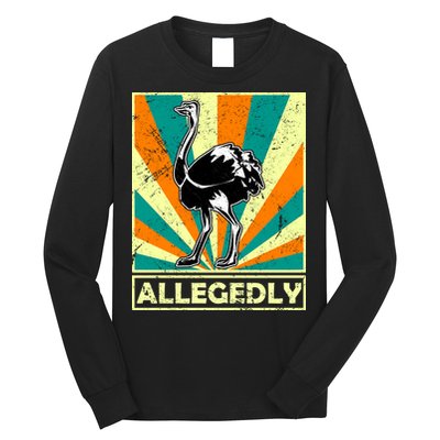 Vintage Allegedly Ostrich Long Sleeve Shirt