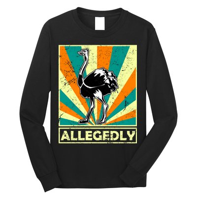 Vintage Allegedly Ostrich Long Sleeve Shirt