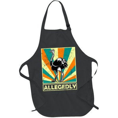Vintage Allegedly Ostrich Apron