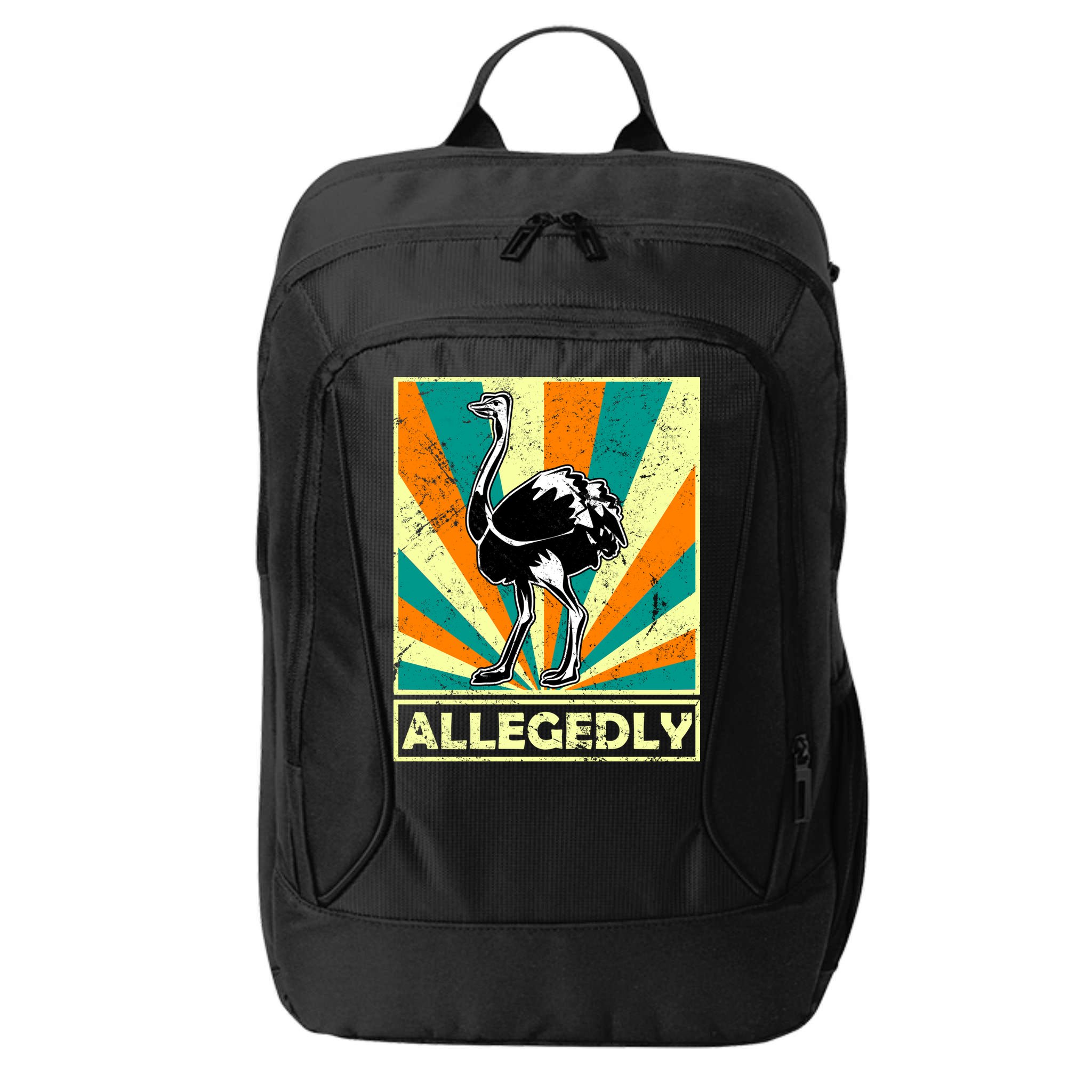 Vintage Allegedly Ostrich City Backpack