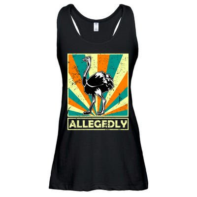 Vintage Allegedly Ostrich Ladies Essential Flowy Tank