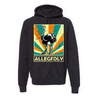 Vintage Allegedly Ostrich Premium Hoodie