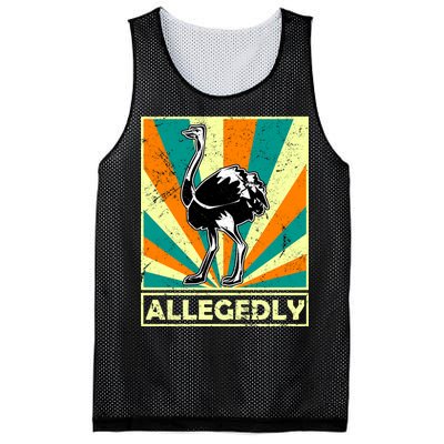 Vintage Allegedly Ostrich Mesh Reversible Basketball Jersey Tank