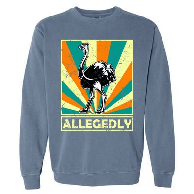 Vintage Allegedly Ostrich Garment-Dyed Sweatshirt