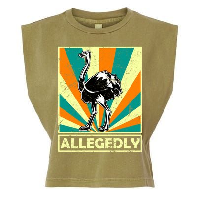 Vintage Allegedly Ostrich Garment-Dyed Women's Muscle Tee