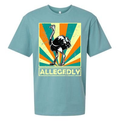 Vintage Allegedly Ostrich Sueded Cloud Jersey T-Shirt