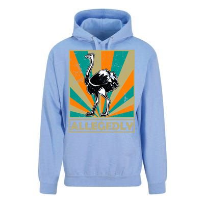 Vintage Allegedly Ostrich Unisex Surf Hoodie