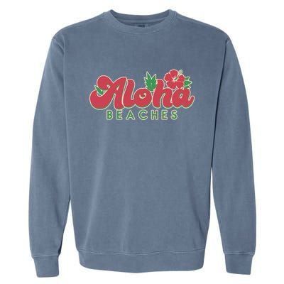 Vintage Aloha Beaches Logo Garment-Dyed Sweatshirt