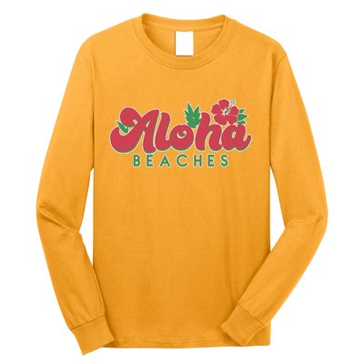 Vintage Aloha Beaches Logo Long Sleeve Shirt