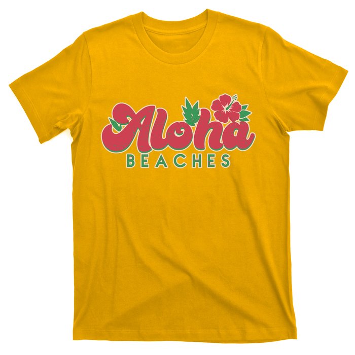 Vintage Aloha Beaches Logo T-Shirt