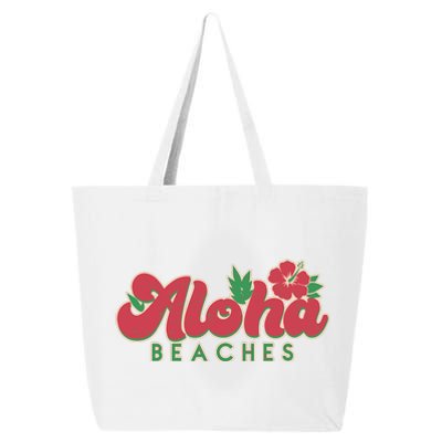 Vintage Aloha Beaches Logo 25L Jumbo Tote