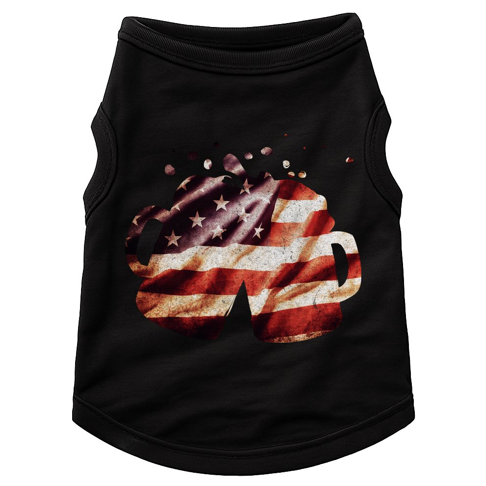 Vintage American Beer Flag Doggie Tank