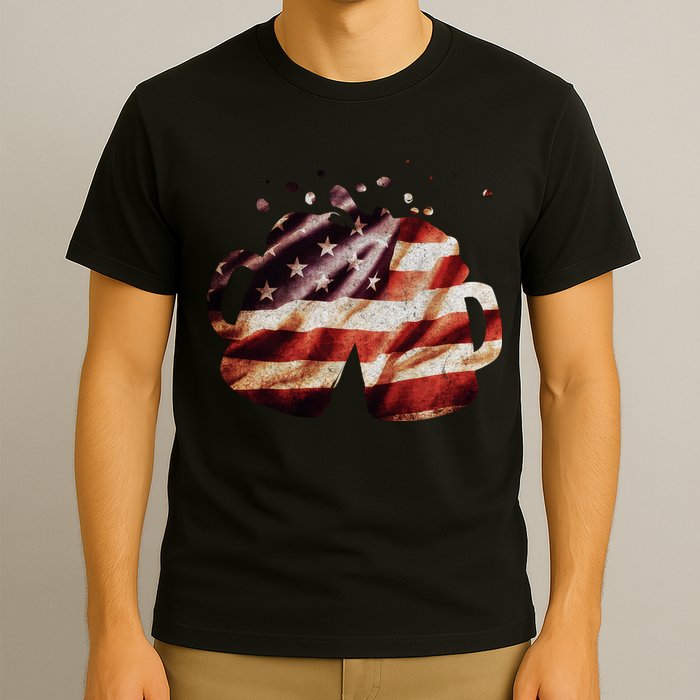 Vintage American Beer Flag T-Shirt