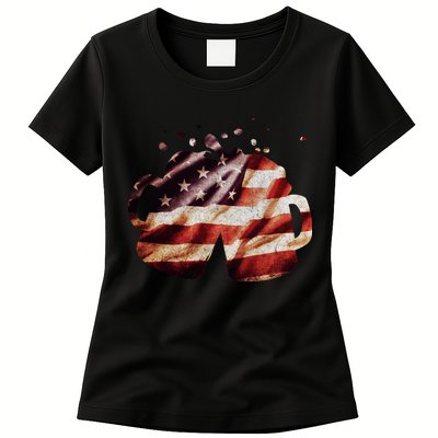 Vintage American Beer Flag Womens T-Shirt