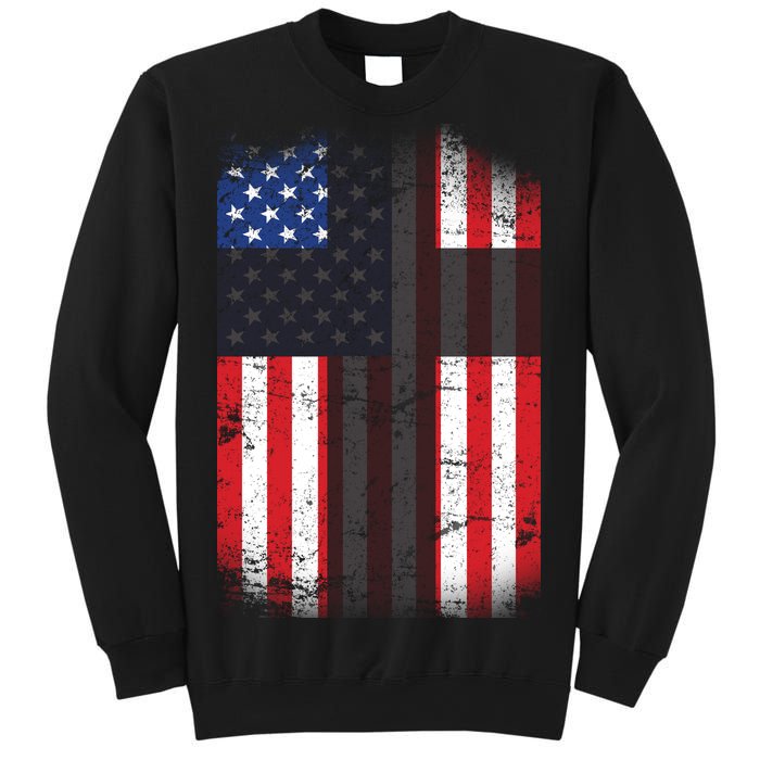 Vintage American Cross Flag Sweatshirt