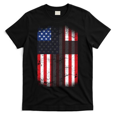 Vintage American Cross Flag T-Shirt