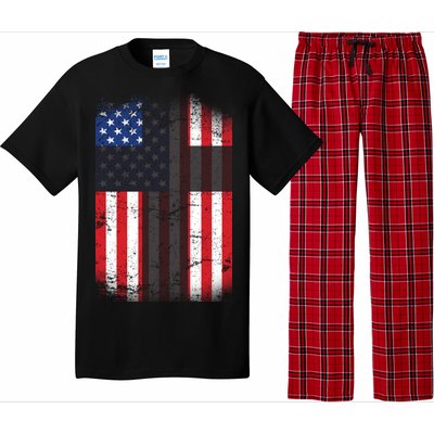 Vintage American Cross Flag Pajama Set