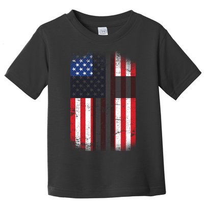 Vintage American Cross Flag Toddler T-Shirt