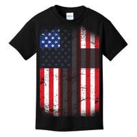 Vintage American Cross Flag Kids T-Shirt