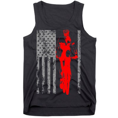 Vintage American Cycling USA Flag Tank Top