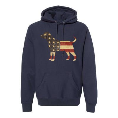 Vintage American Dog Premium Hoodie