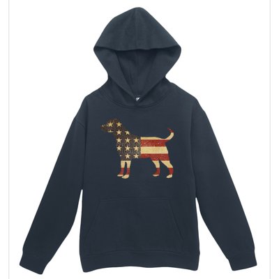 Vintage American Dog Urban Pullover Hoodie