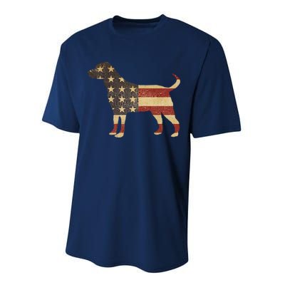 Vintage American Dog Performance Sprint T-Shirt