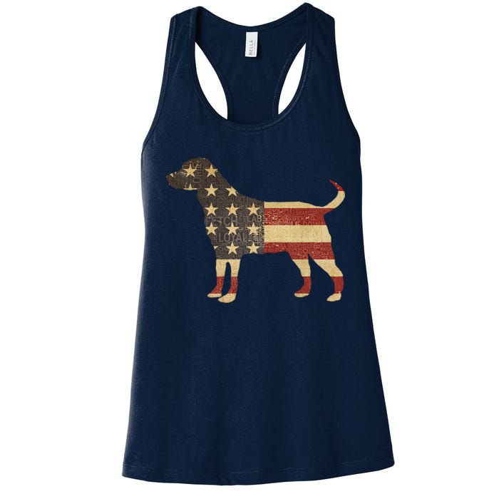 Vintage American Dog Women's Racerback Tank