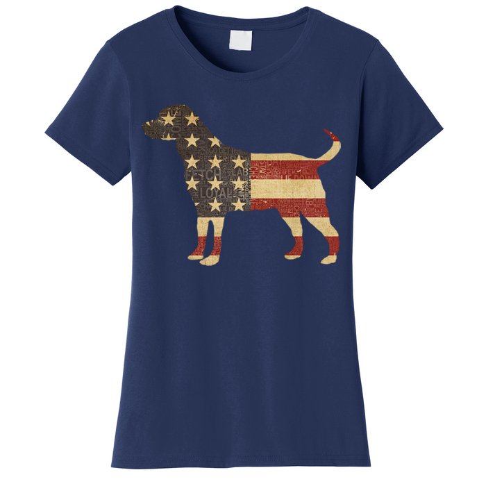 Vintage American Dog Women's T-Shirt