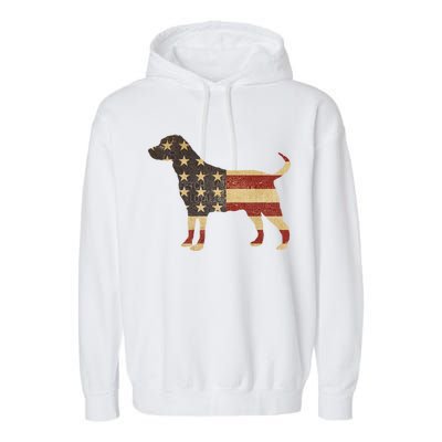 Vintage American Dog Garment-Dyed Fleece Hoodie