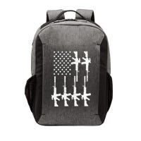 Vintage American Gun Rifle USA Flag Vector Backpack