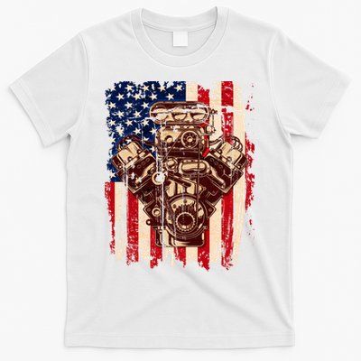 Vintage American Muscle Car Engine T-Shirt