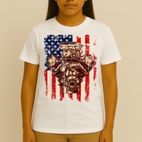 Vintage American Muscle Car Engine T-Shirt