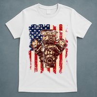 Vintage American Muscle Car Engine T-Shirt
