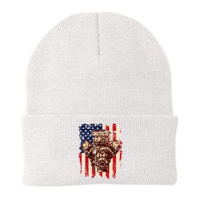 Vintage American Muscle Car Engine Beanie